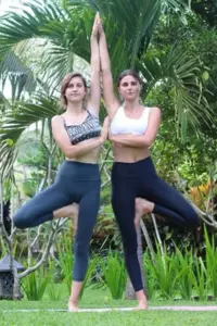 Twin Trees yoga Pose for 2